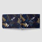 Livre D'or Nos Mariages Gold Foil Tropical feuilles (Complet)