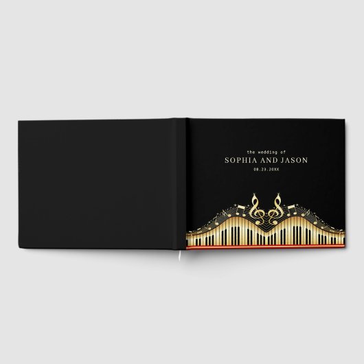 Livre D'or Notes musicales et Clef (Complet)