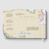 Livre D'or ⚓️ Notre aventure commence Floride Mariage nautiqu (Verso)