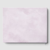 Livre D'or Nuances de pourpre Dusty fleurs Moody Floral Maria (Verso)