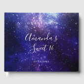 Livre D'or Nuit sous les étoiles Galaxy (Recto)