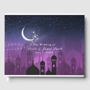 Livre D'or Nuits Arabes Maroc Violet Clair de Lune