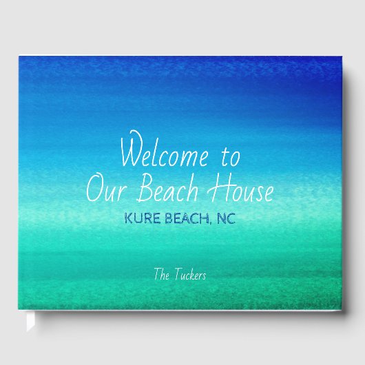 Livre D'or Ocean Blue Summer Beach Location de vacances (Recto)