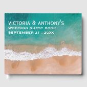 Livre D'or Ocean Wave, Mariage plage (Recto)