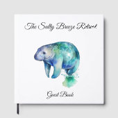 Livre D'or Ocean Whisper Manatee, custom (Recto)