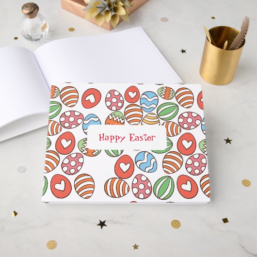 Livre D'or Oeufs de Pâques (Recto ouvert)