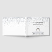 Livre D'or Oiseaux de cygnes blancs 60e anniversaire du maria (Complet)