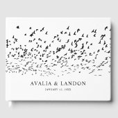 Livre D'or Oiseaux modernes d'un Mariage de plume (Recto)