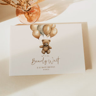 Livre D'or On Peut Attendre Le Baby shower De L'Ours Teddy Bo