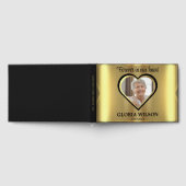 Livre D'or Or Bevellé Pour Toujours Dans Notre Coeur Funérail (Complet)