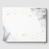 Livre D'or Or céleste Soleil, Lune, Étoiles Fleurs (Verso)