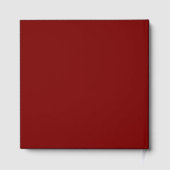 Livre D'or Or et Rouge Profond Couleurs Élégant Moderne Profe (Verso)