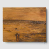 Livre D'or Orange Daisy et Horseshoe Mariage occidental (Verso)