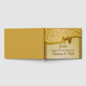 Livre D'or Ornate Elegant Retro Fleurs Abstraites et Feuilles (Complet)