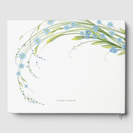 Livre D'or Oubliez-moi-non-Mariage (Verso)