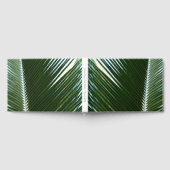 Livre D'or Overlapping Palm Fronds Tropical Green Abstract (Complet)