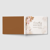 Livre D'or Pampas Grass Terracotta rose Mariage Floral (Complet)