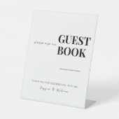 Livre d'or | Panneau de signalisation Mariage mini (Recto)