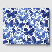 Livre D'or Papillons Aquarelle Indigo (Verso)