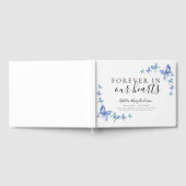 Livre D'or Papillons bleus | Toujours dans nos coeurs Funérai (Complet)