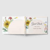 Livre D'or Papillons de tournesol fleur sauvage (Complet)