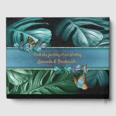 Livre D'or Papillons du Paradis/Tropical Turquoise Splash (Verso)