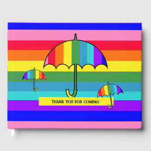Livre D'or Parapluies arc-en-ciel
