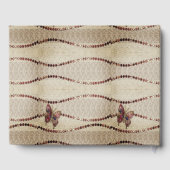 Livre D'or Parchemin antique, dentelle, perles brillantes et  (Verso)