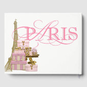 Livre D'or Paris Anniversaire Fête Livres d'hôtes (Verso)