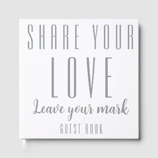 Livre D'or "Partagez votre amour, laissez votre marque" Perso