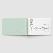 Livre D'or Parti de retraite moderne Eucalyptus (Complet)