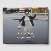 Livre D'or Partie de retraite joueuse géométrique Abstraite (Verso)