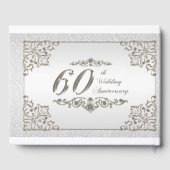 Livre D'or Parties scintillant 60e anniversaire de Mariage de (Verso)