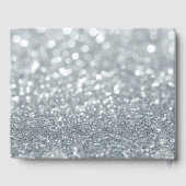 Livre D'or Parties scintillant blanche Bokeh Glam Sparkle Mar (Verso)