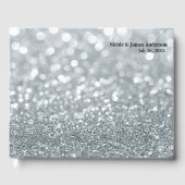 Livre D'or Parties scintillant blanche Bokeh Glam Sparkle Mar (Recto)