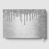 Livre D'or Parties scintillant d'argent de dépôt | Sweet sixt (Verso)