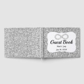 Livre D'or Parties scintillant d'argent Diamond Infinity Mari (Complet)