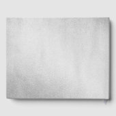 Livre D'or Parties scintillant d'argent Purple Floral 100e fê (Verso)