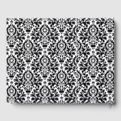 Livre D'or Parties scintillant d'or et Damask joyeuse retrait (Verso)