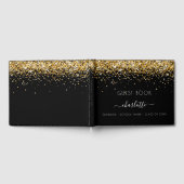 Livre D'or Parties scintillant d'or noir (Complet)