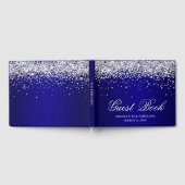 Livre D'or Parties scintillant en argent Indigo Blue Ombre 40 (Complet)