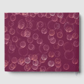 Livre D'or Parties scintillant Étoiles Bourgogne Champagne Bu (Verso)