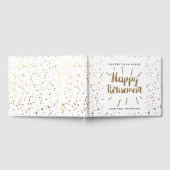 Livre D'or Parties scintillant or et retraite Pois (Complet)