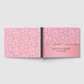 Livre D'or Parties scintillant Rose Et Étincelles Blanches (Complet)