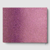 Livre D'or Parties scintillant violet moderne Mariage photo b (Verso)