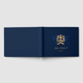 Livre D'or Passport Destination Mariage Or Marine Carte Crest (Complet)