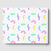 Livre D'or Pastel neon 80s script graduation photo (Verso)