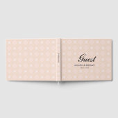 Livre D'or Pastel Peach et Gold Géométrique (Complet)