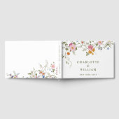Livre D'or Pastel Pink Floral Fleur sauvage Mariage (Complet)
