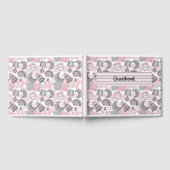 LIVRE D'OR PASTEL ROSE GRAY BLANC BÉBÉ OBJETS DE FILLE (Complet)